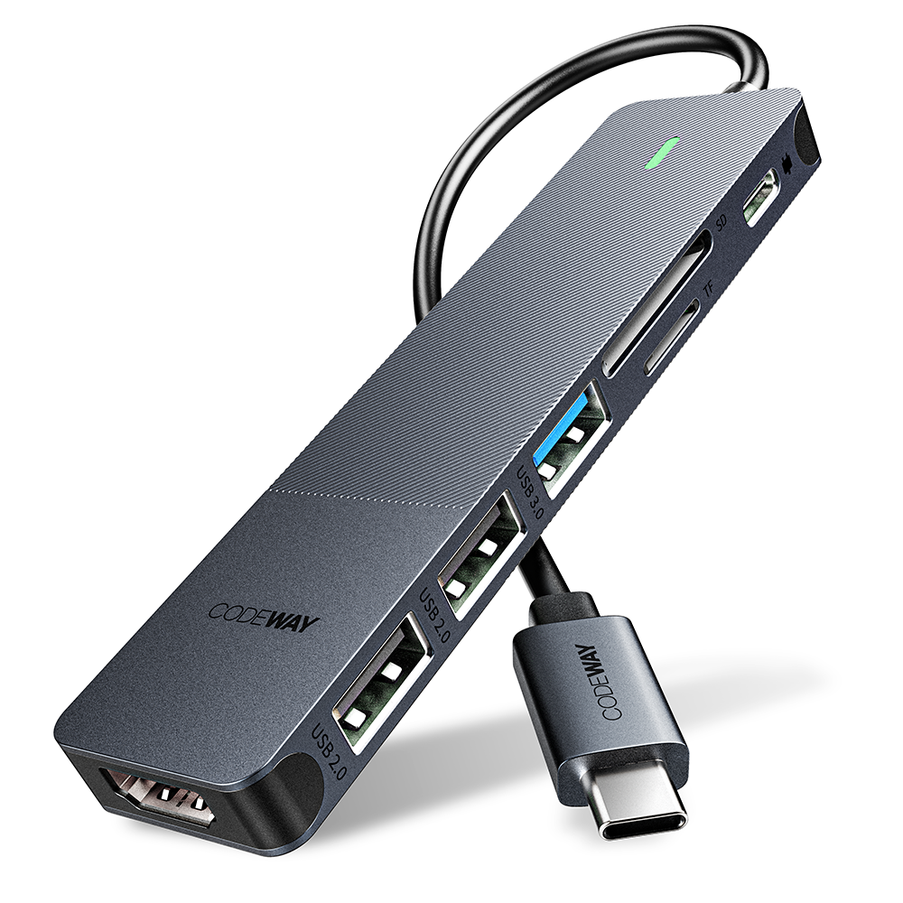 코드웨이 USB-C 7IN1 노트북 멀티허브